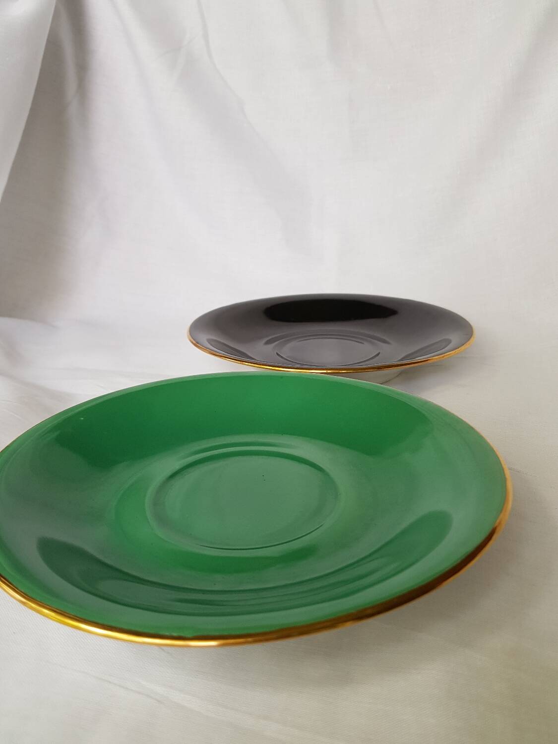 2 soucoupes Limoges LPN France