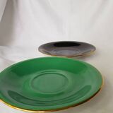 2 soucoupes Limoges LPN France