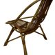 Ensemble vintage de 4 fauteuils club en rotin Rohe Noordwolde 1960
