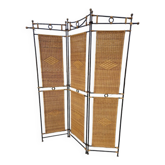 Vintage wrought iron screen