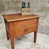 Antique work table side table or kitchen island