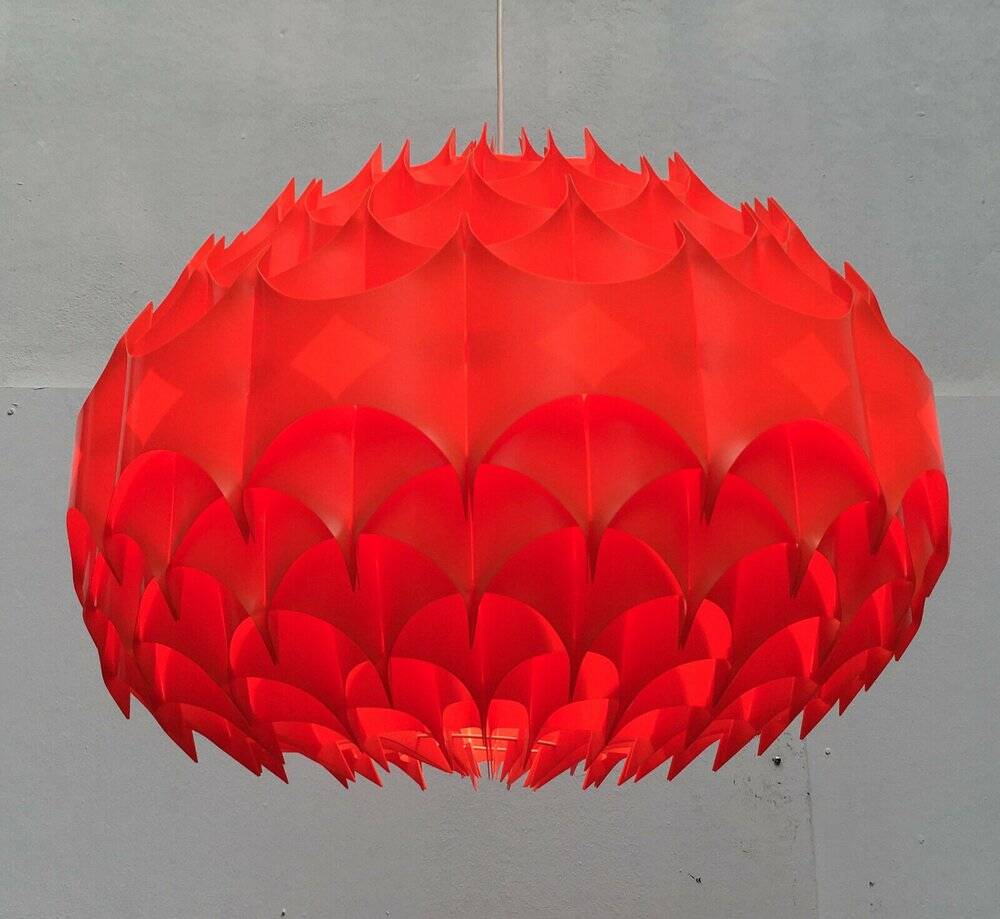 Suspension Rhythmik mid-century by Milanda Havlova for Vest Leuchten, Austria, 1960s.