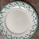 4 opaque porcelain dessert plates from Gien, Montigny model