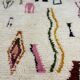 Beni Ouarain Berber Rug • Colorful Abstract Patterns