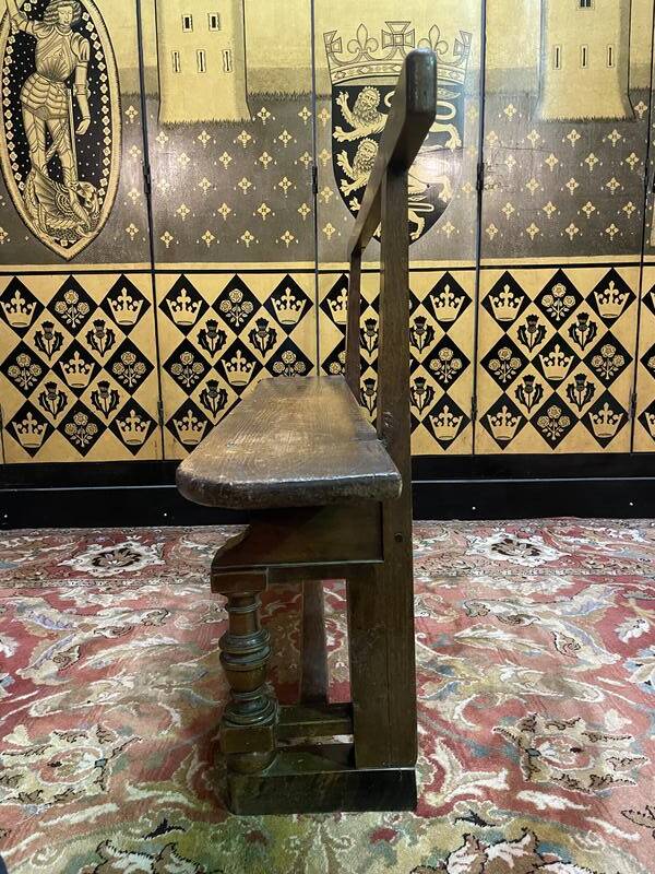 Small Louis XIII child's church bench