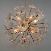 Dandelion, Sputnik chandelier by Kamenicky Senov, 1970