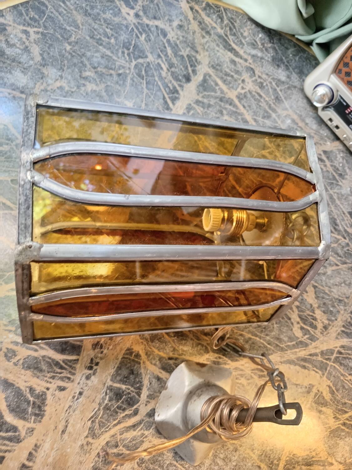 Stained glass suspension