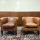 Sheep Leather Laura Ashley Armchair Set