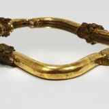 Max Welz Vienna Art Nouveau Hand-Carved Gilded Wood Wall Mirror, Austria, 1930s