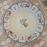 6 mismatched antique soup plates