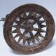 candelabrum decorative peacock wheels solid brass three lights