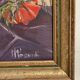 Tableau ancien nature morte  bouquet de fleurs