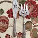 Antique silver and silver-plated fish serving cutlery