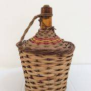Dame-jeanne habillée d’osier tressé  2L