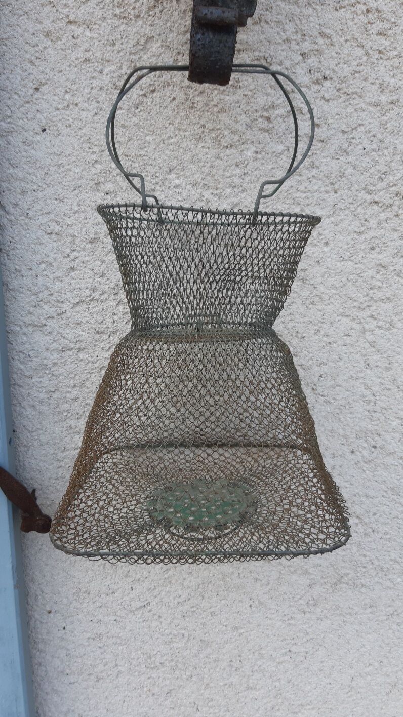 Vintage iron basket