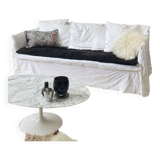 Ghost 15 Gervasoni sofa bed by Paola Navone with 3 sets of complete covers