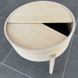 Woud - Arc Side Table, White Ash