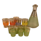 Old carafe + glasses service