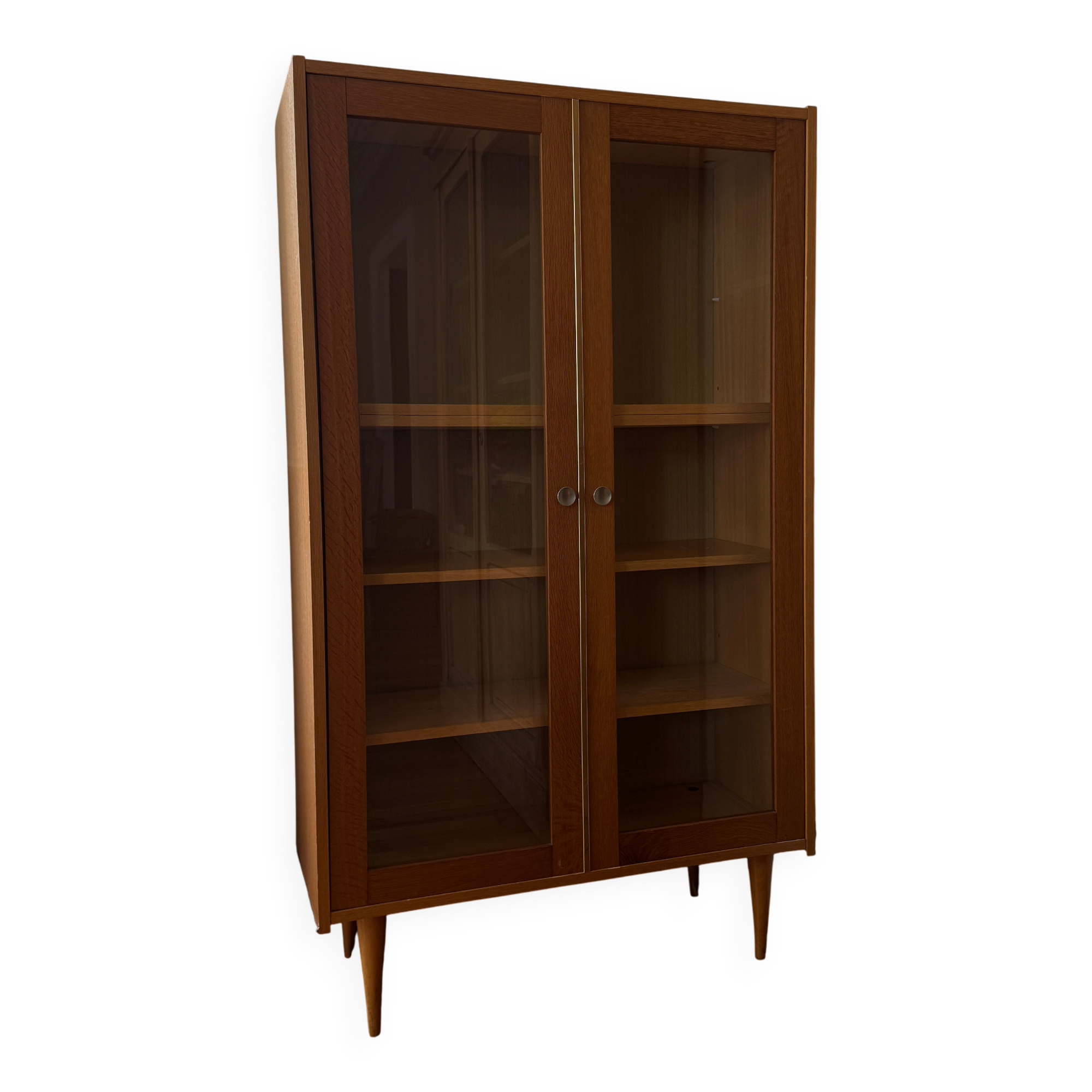 Scandinavian glass display cabinet