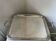 Large BOULENGER silver metal serving tray