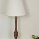 Lampe en bois tourné