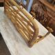 Rattan coat rack