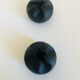 Set of 3 Danish cast iron candle holders by Christer Holmgren.