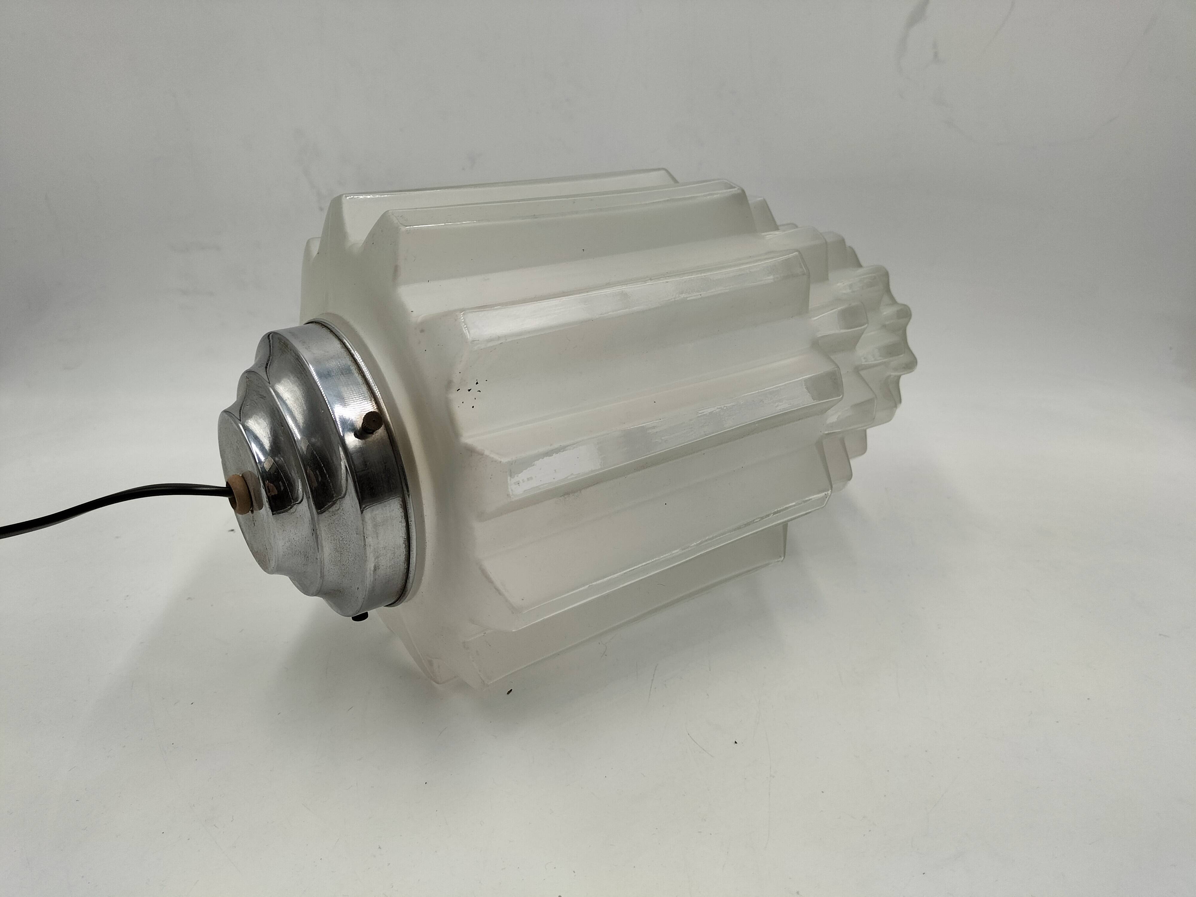 Art deco pendant light "skycraper"