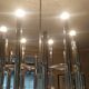 Very large vintage 12-light chandelier by Sciolari - 1970s (Space Age)
