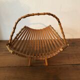 Table basket, folding, vintage