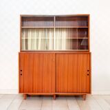 Burwood bookcase, mahogany and display case, 1976