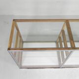 Vintage bakery display case, counter on castors 1950s