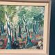 Original Swedish Oil on Panel – “Abstract Forest” – Signed – Vintage