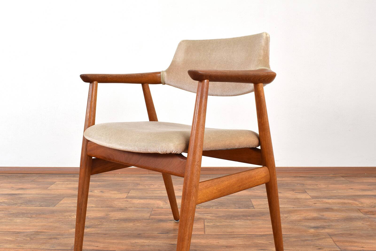 Mid-Century Danish Teak Armchair by Svend Åge Eriksen for Glostrup, 1960s.