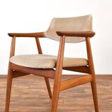 Mid-Century Danish Teak Armchair by Svend Åge Eriksen for Glostrup, 1960s.