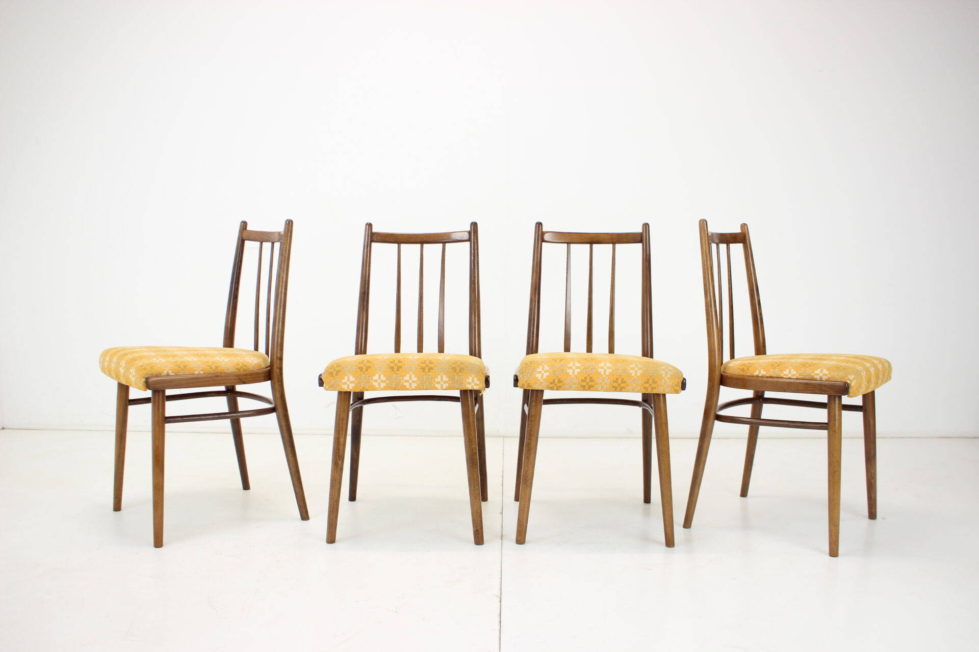 Set of four dining chairs by jitona, czechoslovakia, 1970s