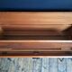 Vintage furniture with tapered legs, desk, console, dressing table.