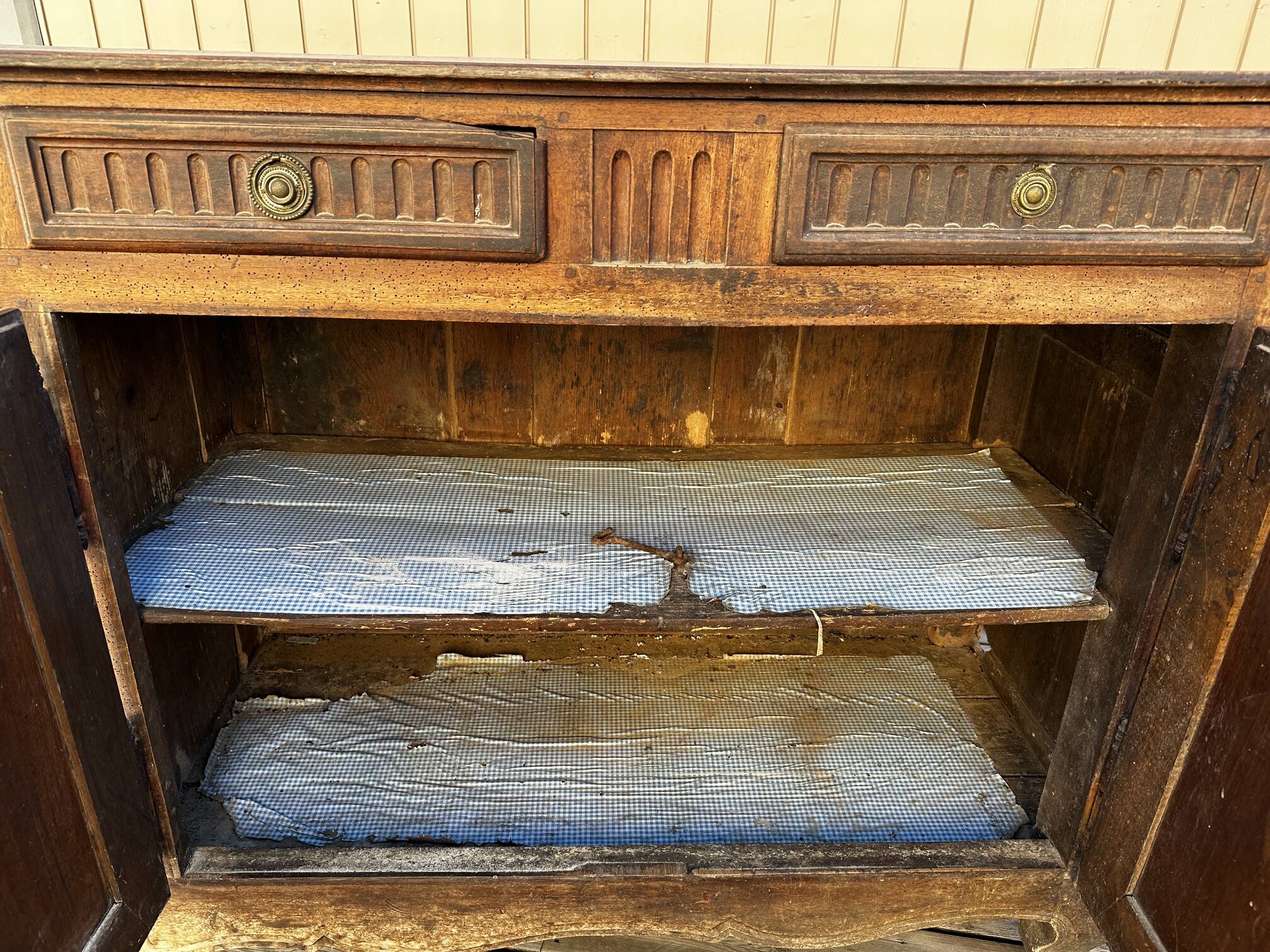 Eighteenth-century walnut enfilade