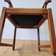 Chaise de bureau en chêne des années 1950.