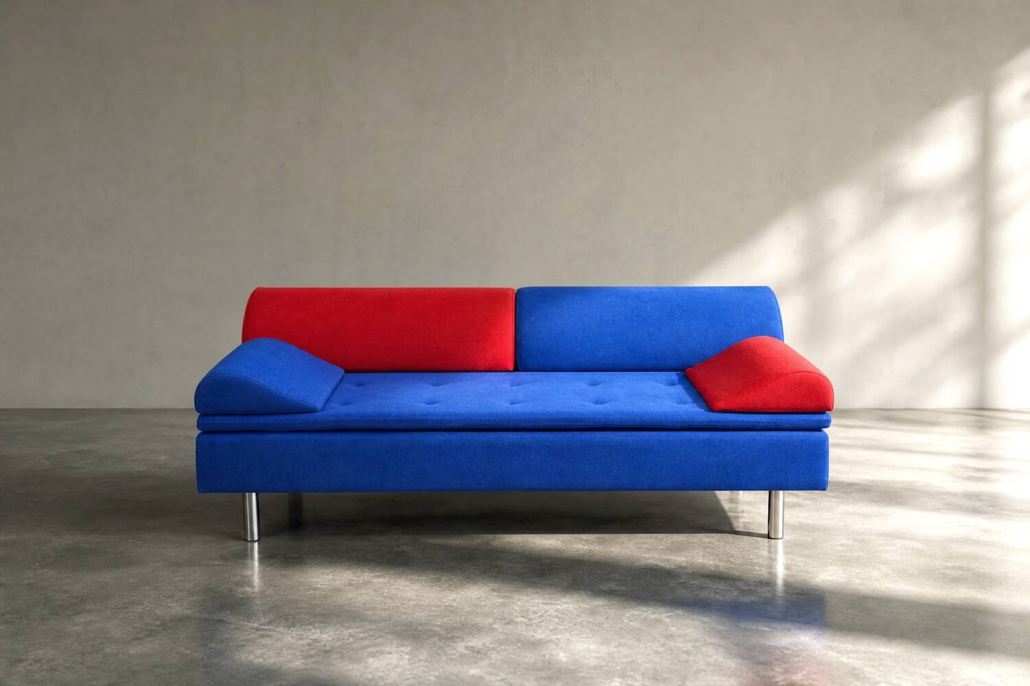 Vintage Mid-Century Danish Memphis Design Sofa Diva Daybed by G. Olsen