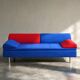 Vintage Mid-Century Danish Memphis Design Sofa Diva Daybed by G. Olsen