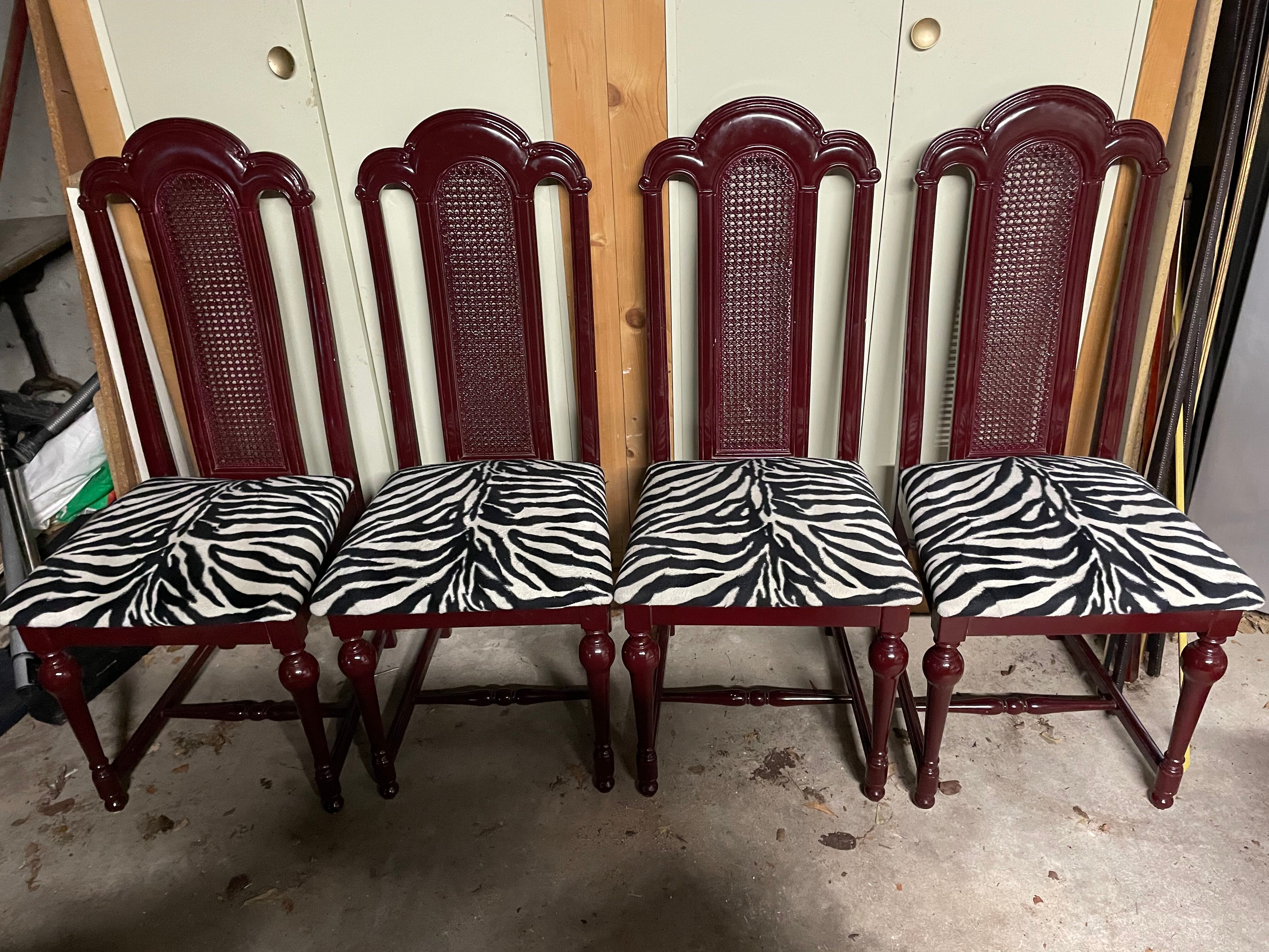 4 chaises, années 80