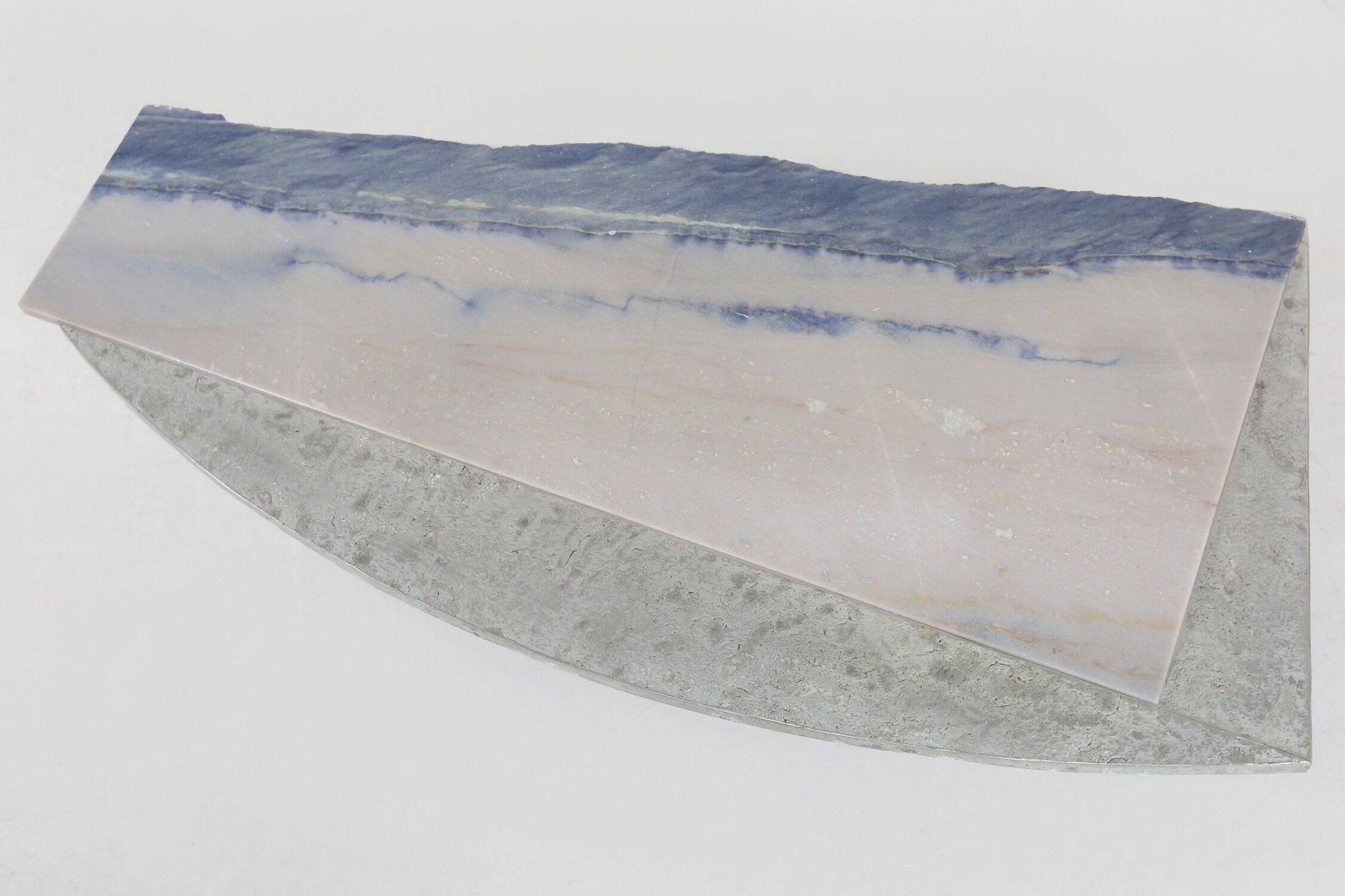Table basse sculpturale en marbre et pierre par Pia Manu, années 1970