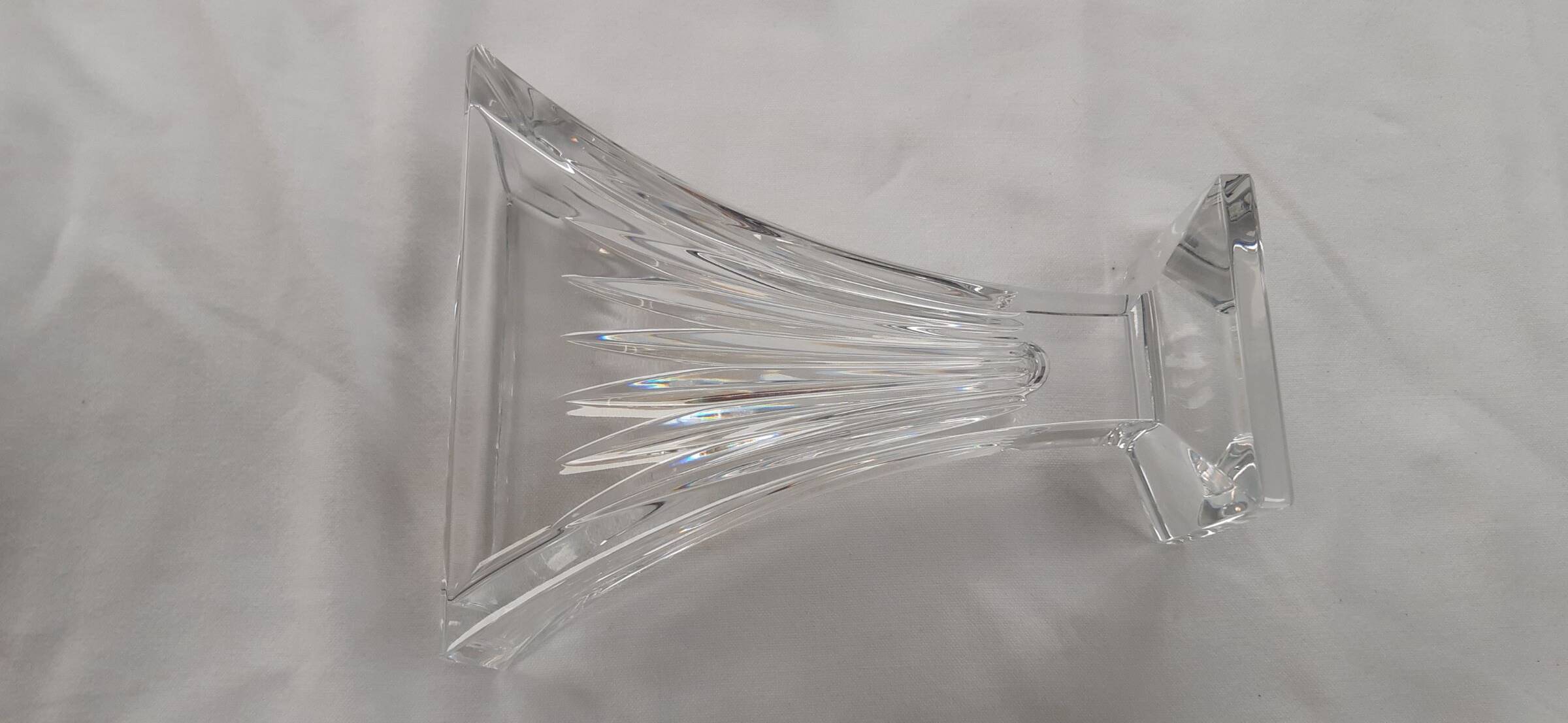 Small crystal vase signed Waterford
