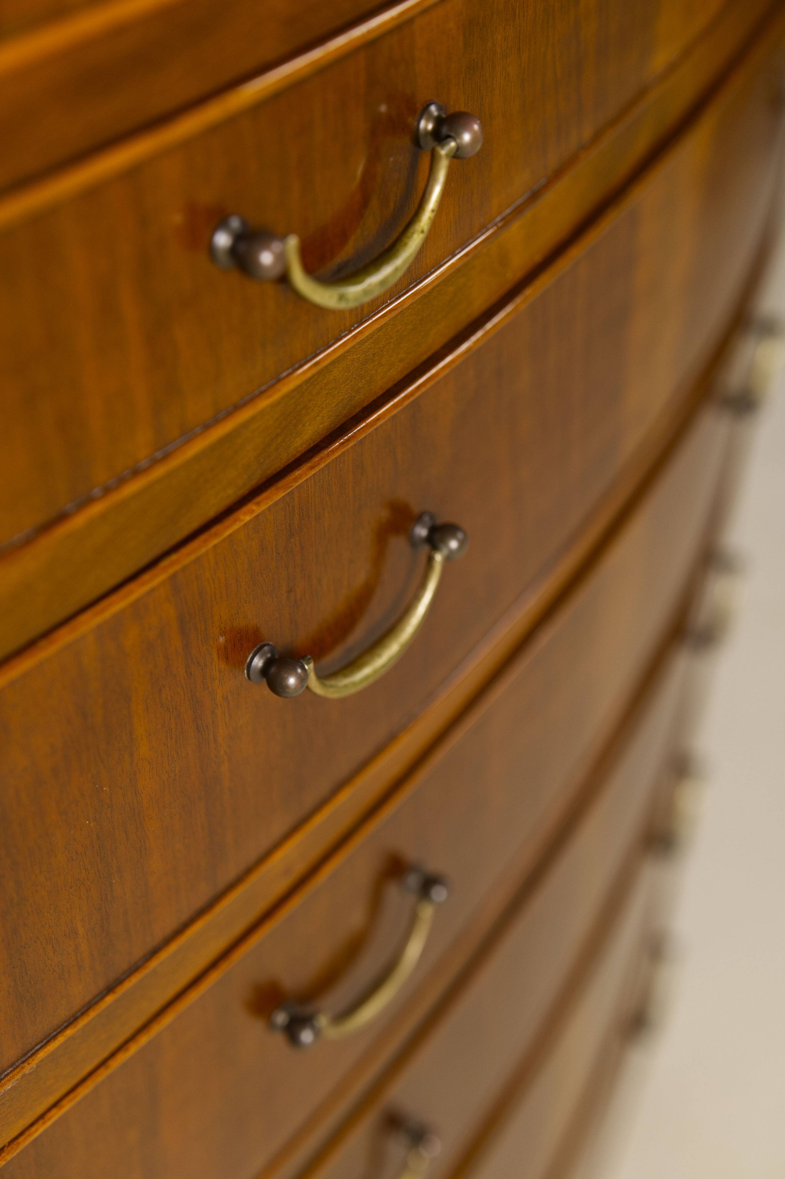 Large Nutwood Chest of Drawers by Ole Wanscher, 1940's