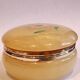 opaline box with floral pattern, 60s