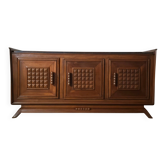 Rare buffet Français "Pointe de Diamant" –Ancien Travail d'ébénisterie