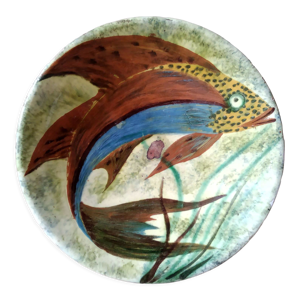 Plat décoratif poisson