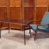 Black formica living room table 1970