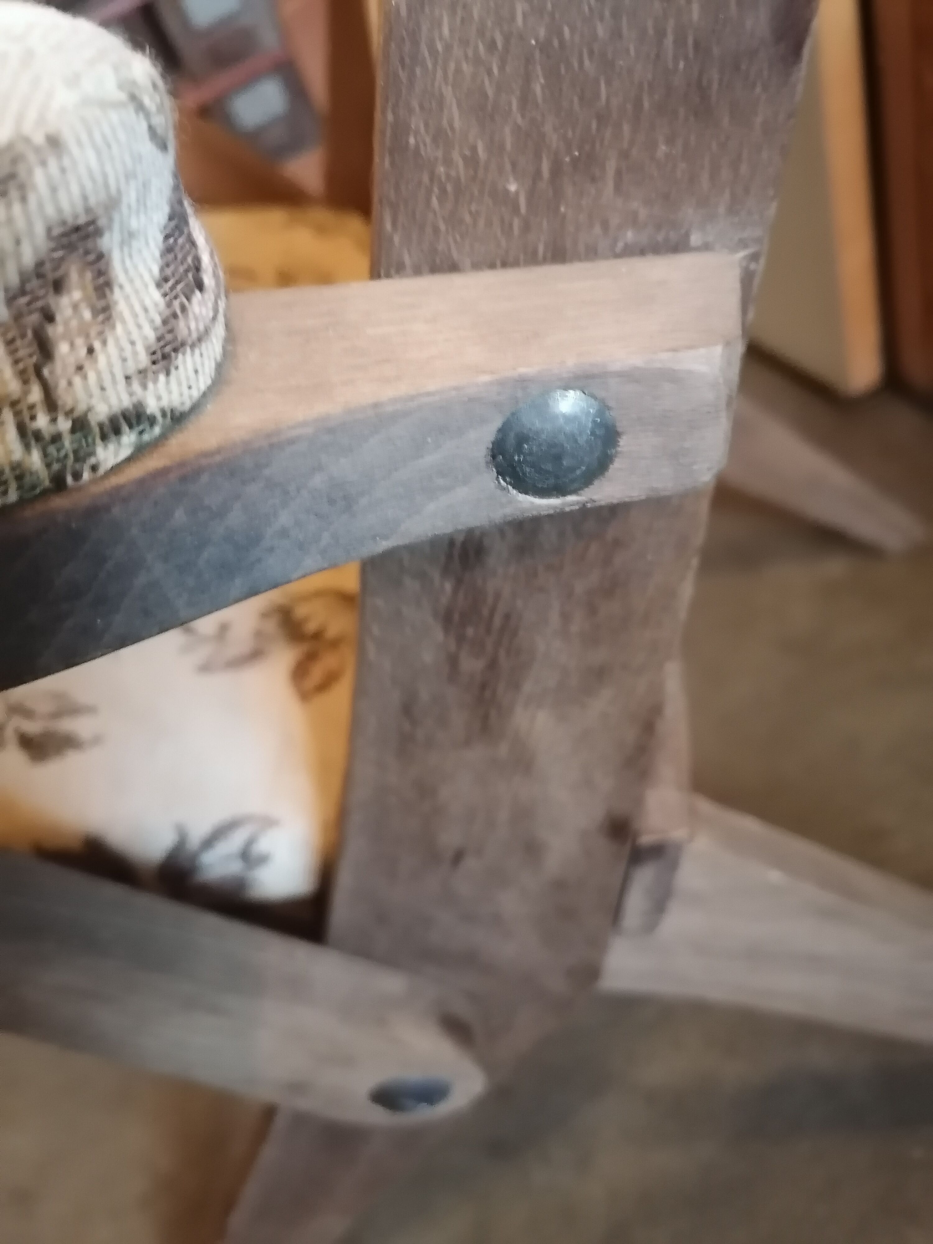 1950 Scandinavian style wooden folding chair